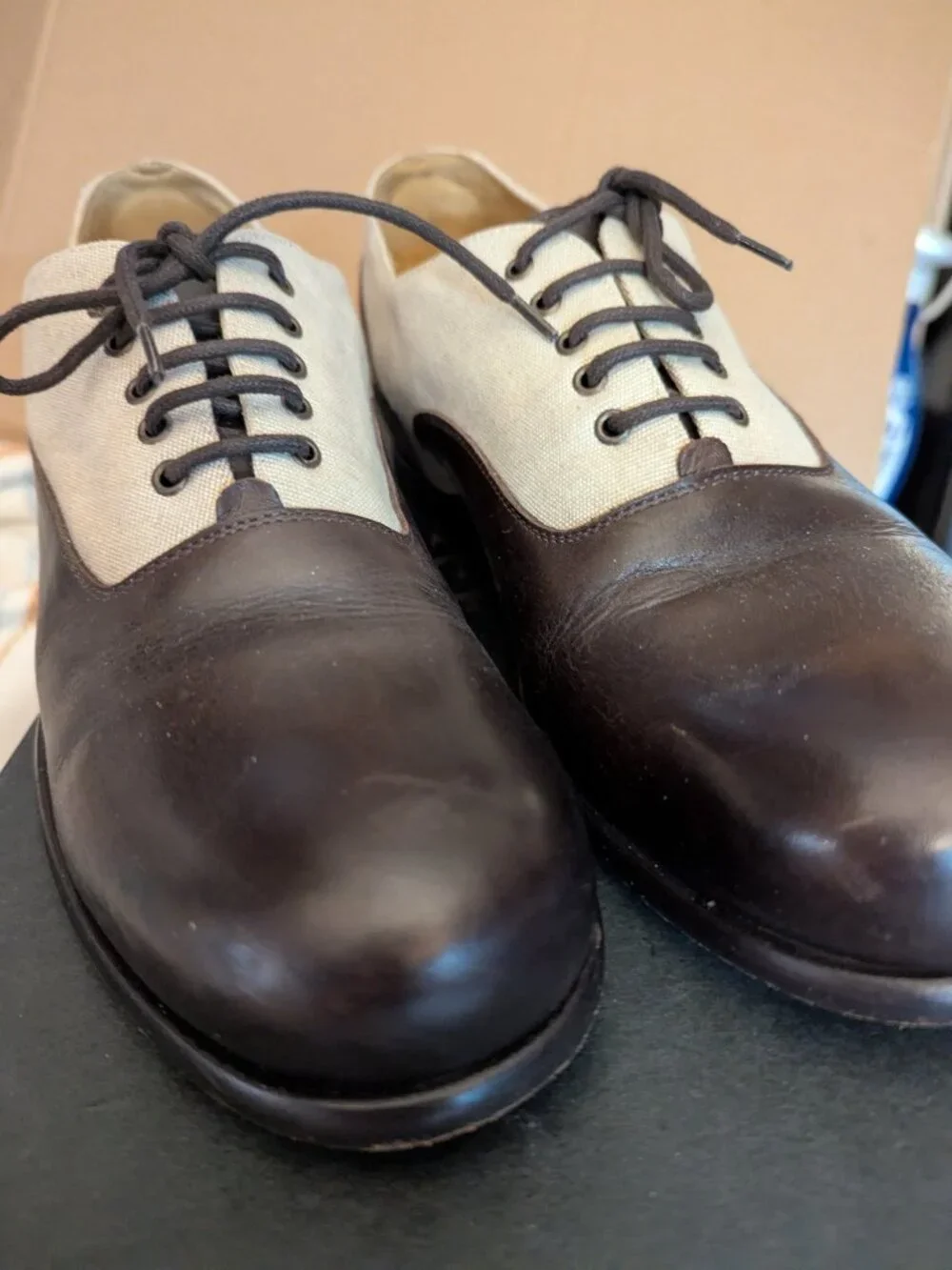 EMPORIO ARMANI Vintage Men's Dress Shoes Size 41 (8.5 to 9)